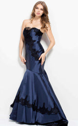Jovani 51728 Navy/Black
