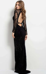 Jovani 37545 Black/Black