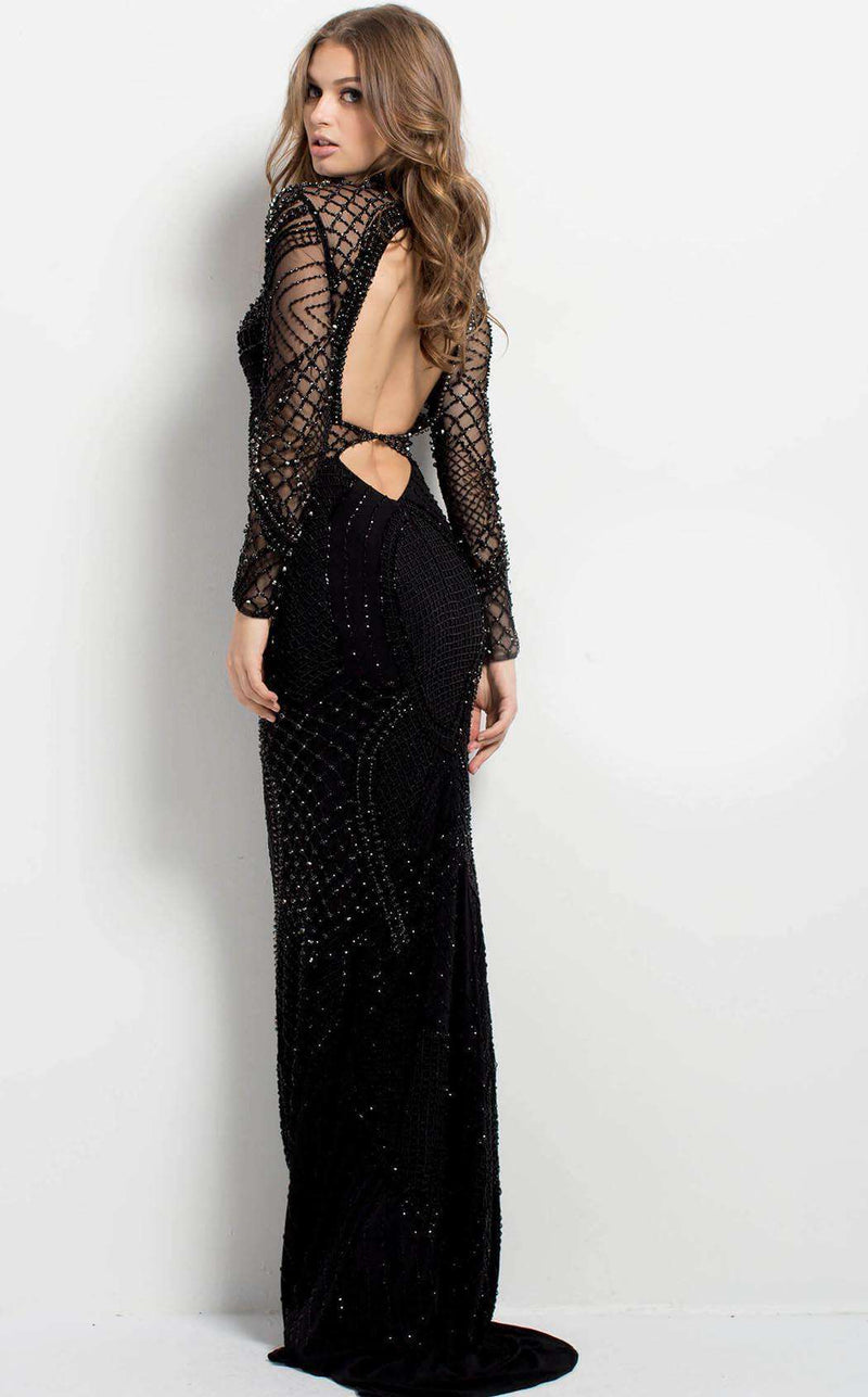 Jovani 37545 Black/Black