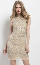 Jovani 43024 Nude/Silver