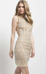 Jovani 43024 Nude/Silver