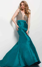 Jovani 45247 Teal