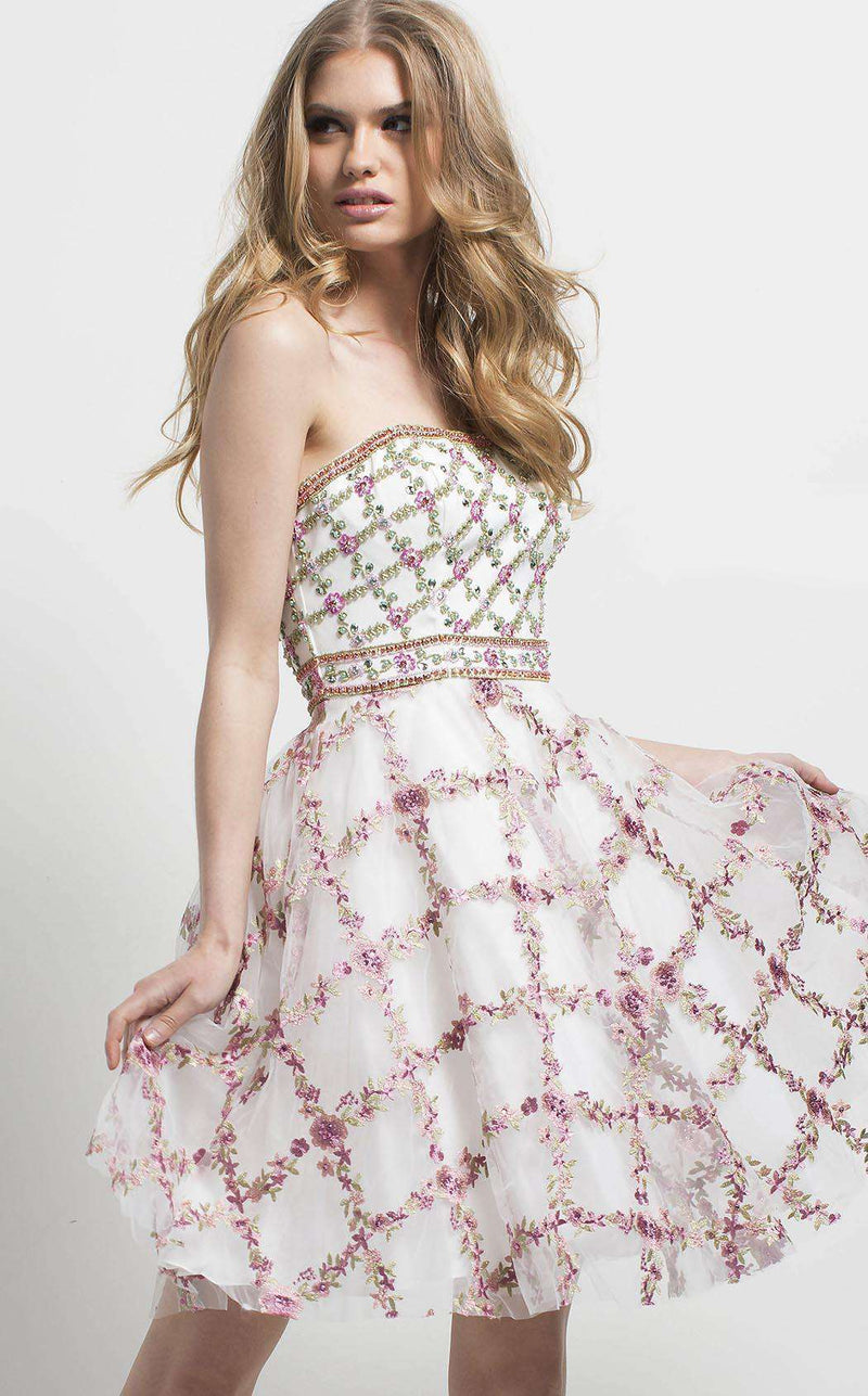 Jovani 45733 Ivory/Multi