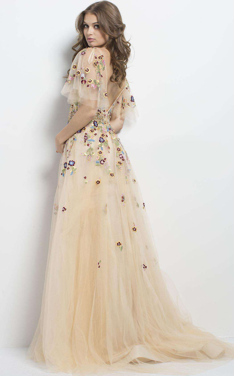 Jovani 45820 Nude Multi