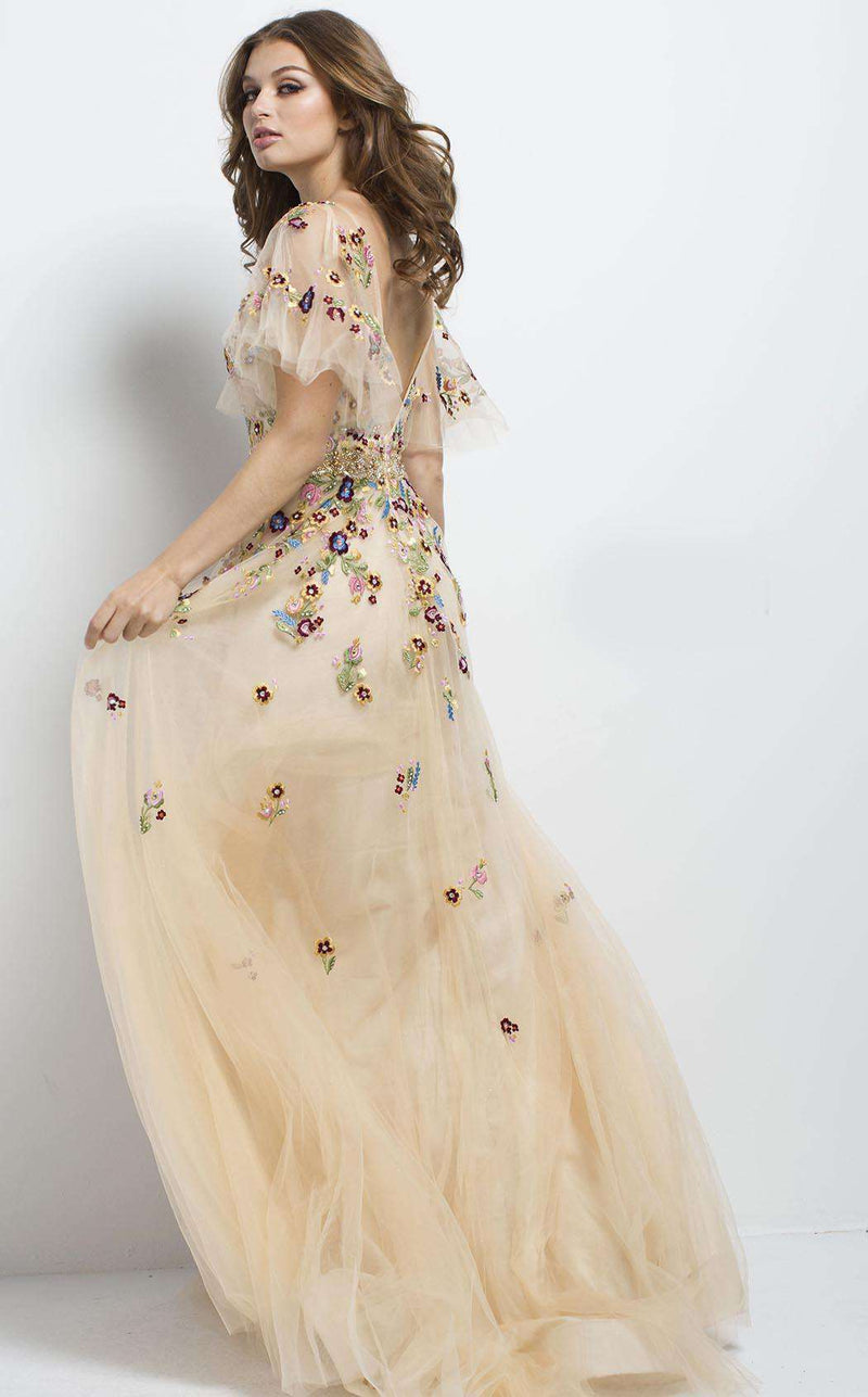 Jovani 45820 Nude Multi