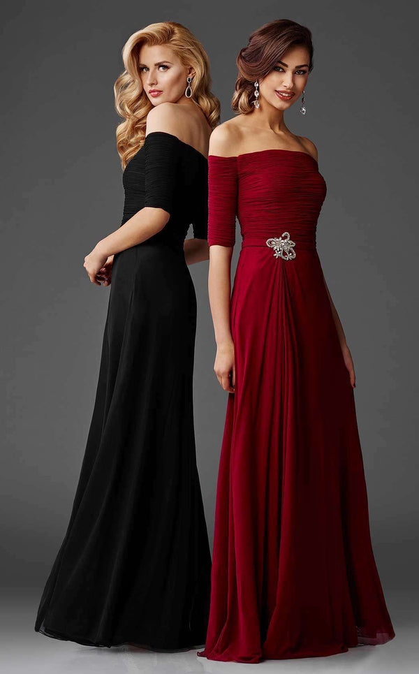 Clarisse M6404 Marsala&Black