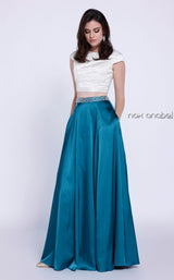 Nox Anabel 8228 Teal & Ivory