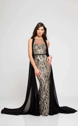 Terani 1723E4287 Black/Gold/Nude