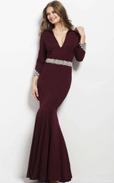 Jovani 52091 Burgundy