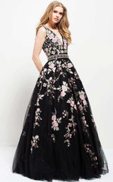 Jovani 53096 Black/Multi