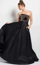 Jovani 54820 Black Multi