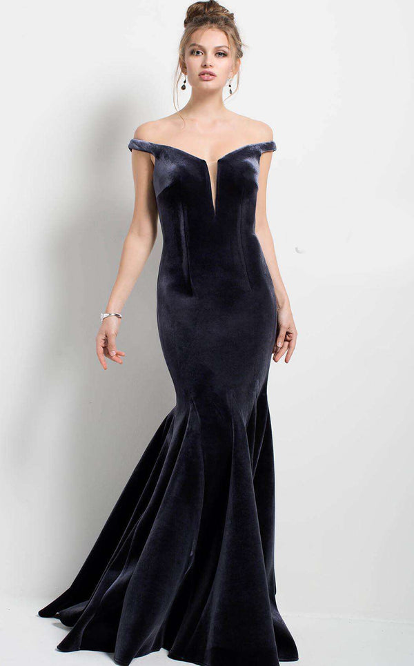 Jovani 54848 Charcoal