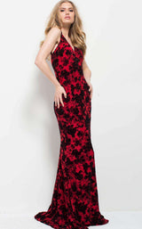 Jovani 54985 Red/Black
