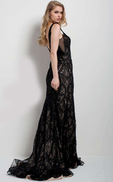 Jovani 58121 Black/Nude