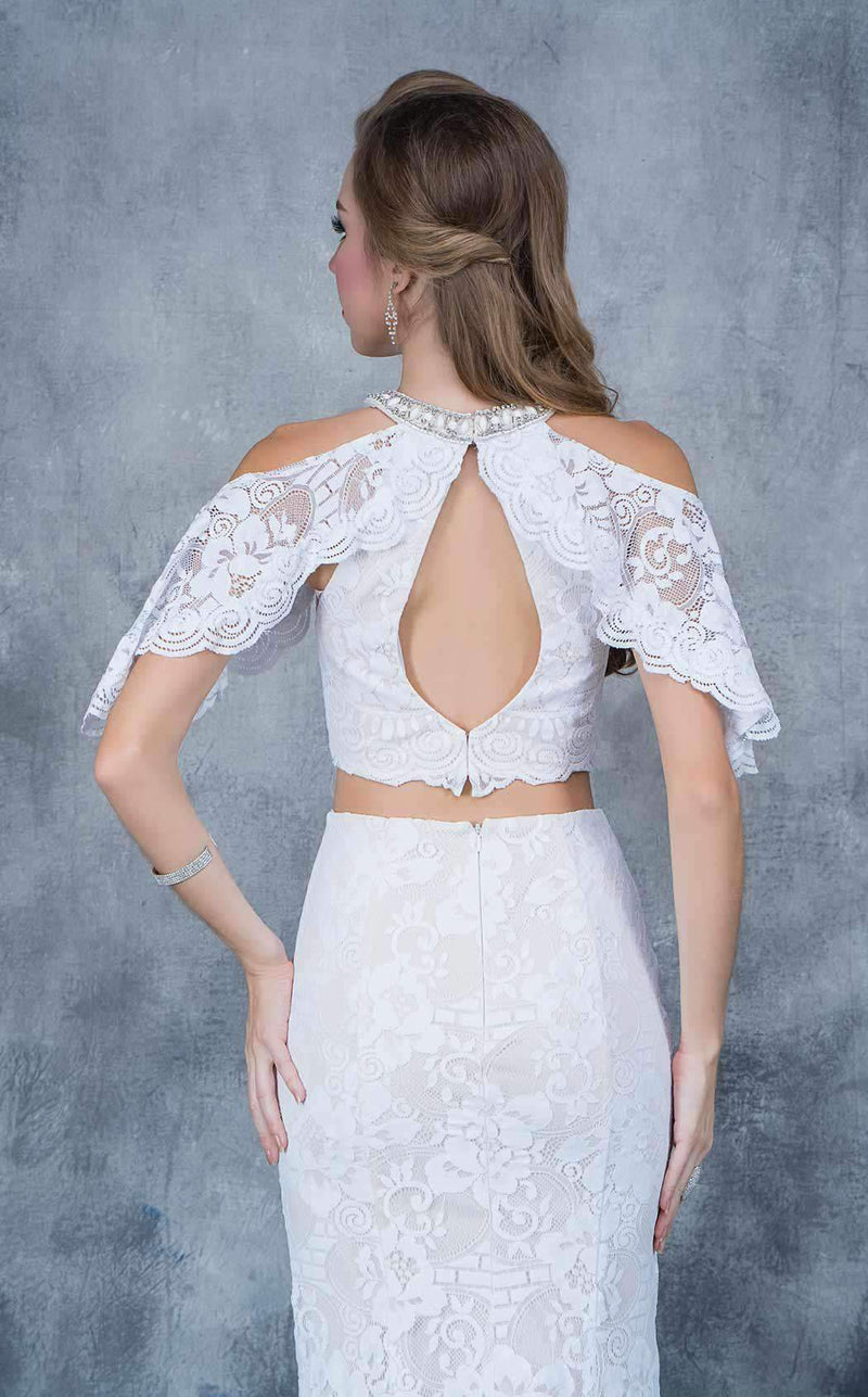 Nina Canacci 1364 White/Nude