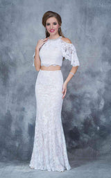 Nina Canacci 1364 White/Nude