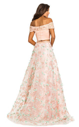 Johnathan Kayne 8048 Peach/Aqua