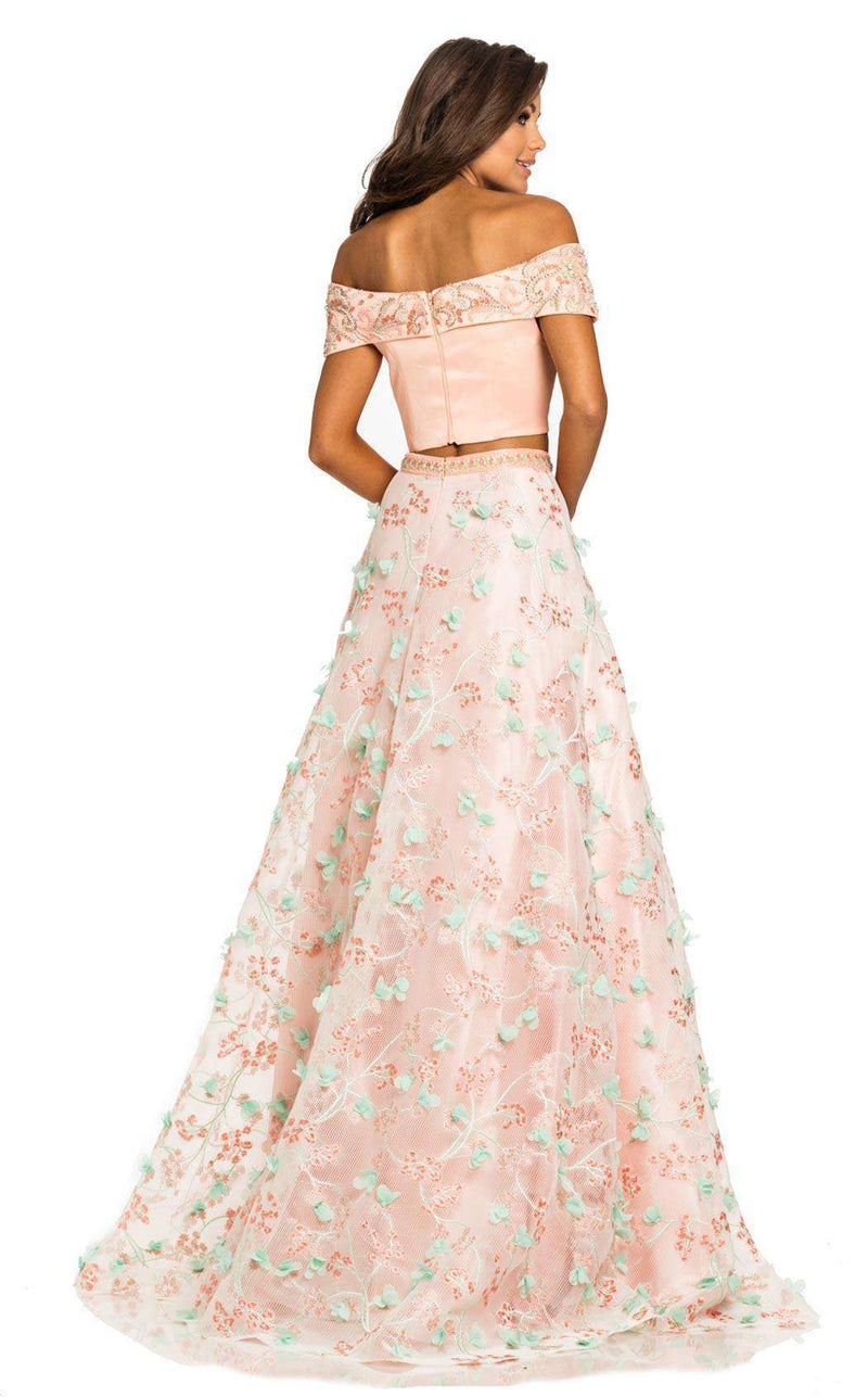 Johnathan Kayne 8048 Peach/Aqua