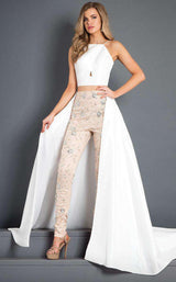 Rachel Allan 5980 White/Nude
