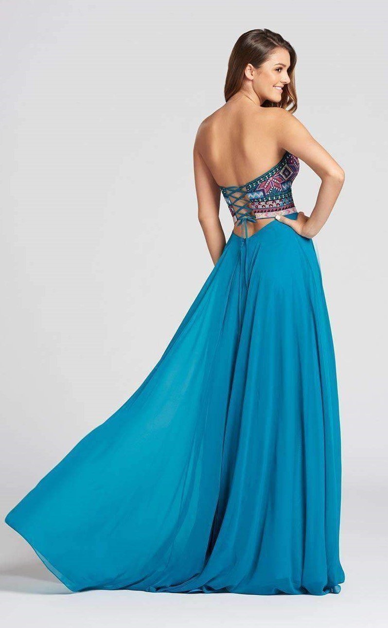 Ellie Wilde EW118039 Teal-Multi