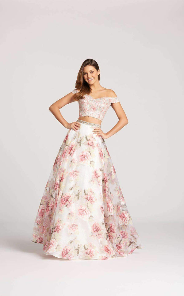 Ellie Wilde EW118043 Pink Multi