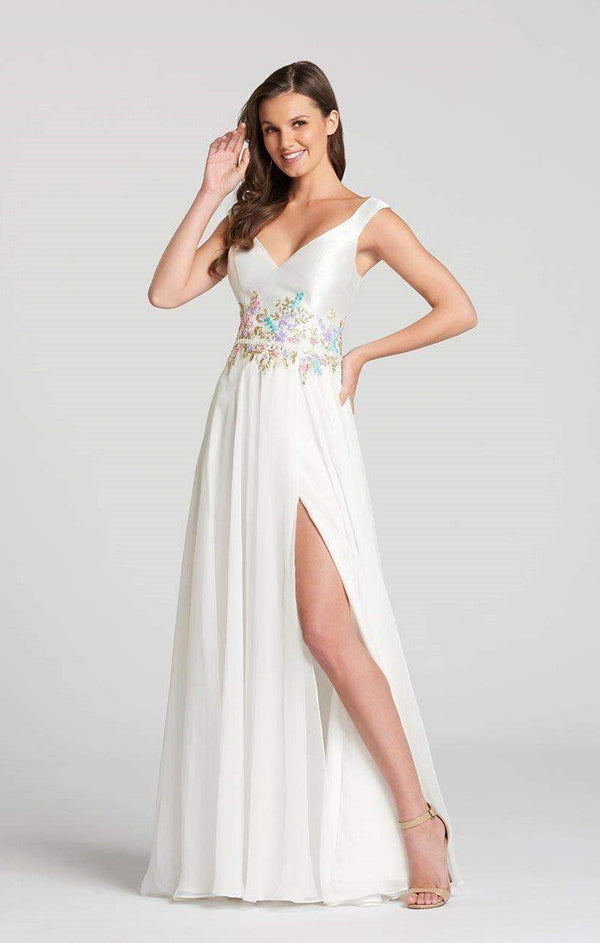 Ellie Wilde EW118045 Ivory Multi