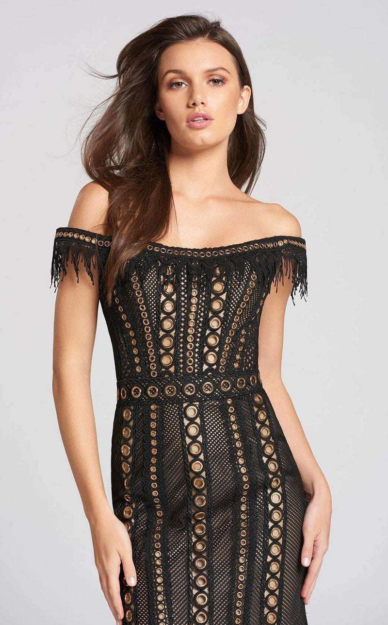 Ellie Wilde EW118057 Black/Gold