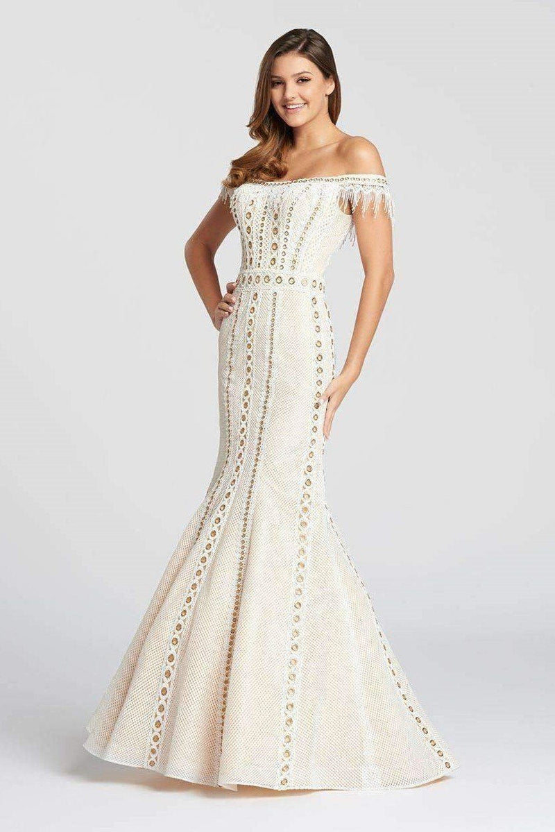 Ellie Wilde EW118057 Ivory/Gold
