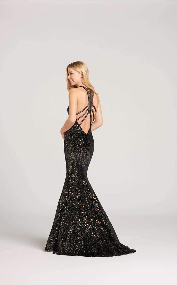 Ellie Wilde EW118067 Black/Gold