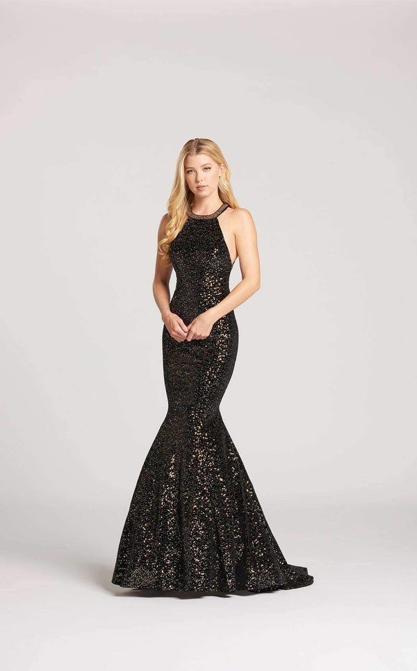 Ellie Wilde EW118067 Black/Gold