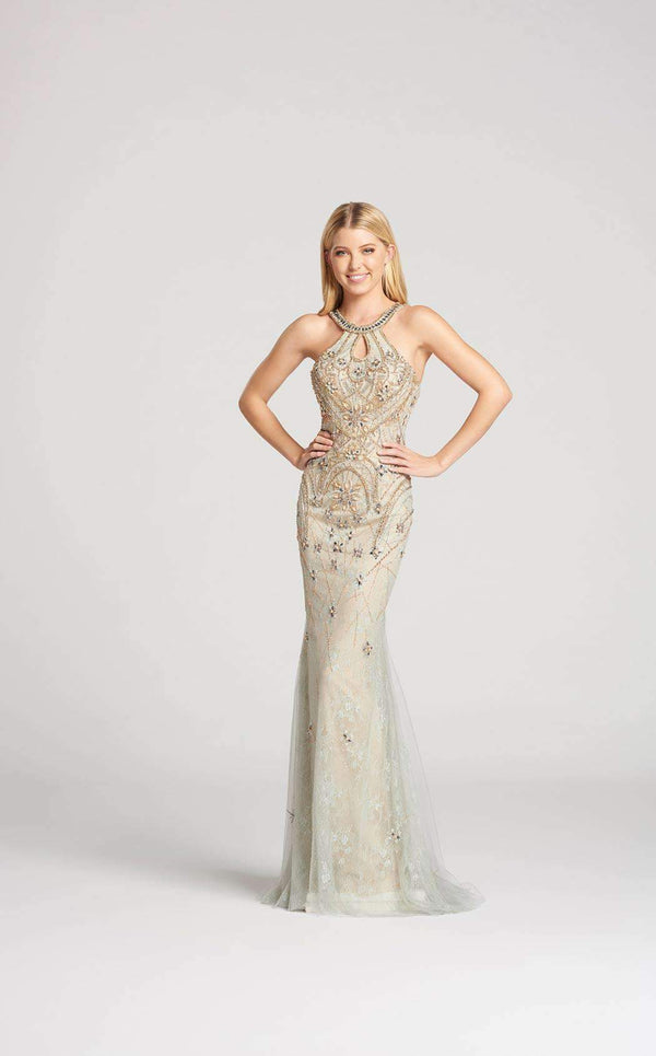 Ellie Wilde EW118070 Silver/Champagne