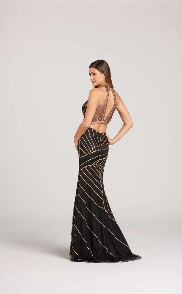 Ellie Wilde EW118071 Black/Gold