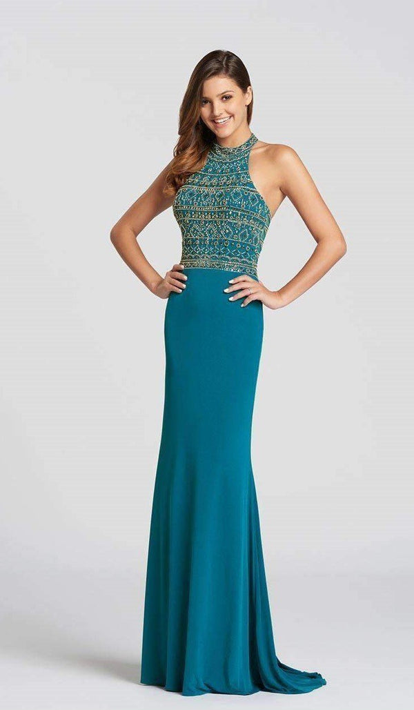 Ellie Wilde EW118072 Teal-Multi