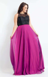 Rachel Allan 6340 Black/Magenta