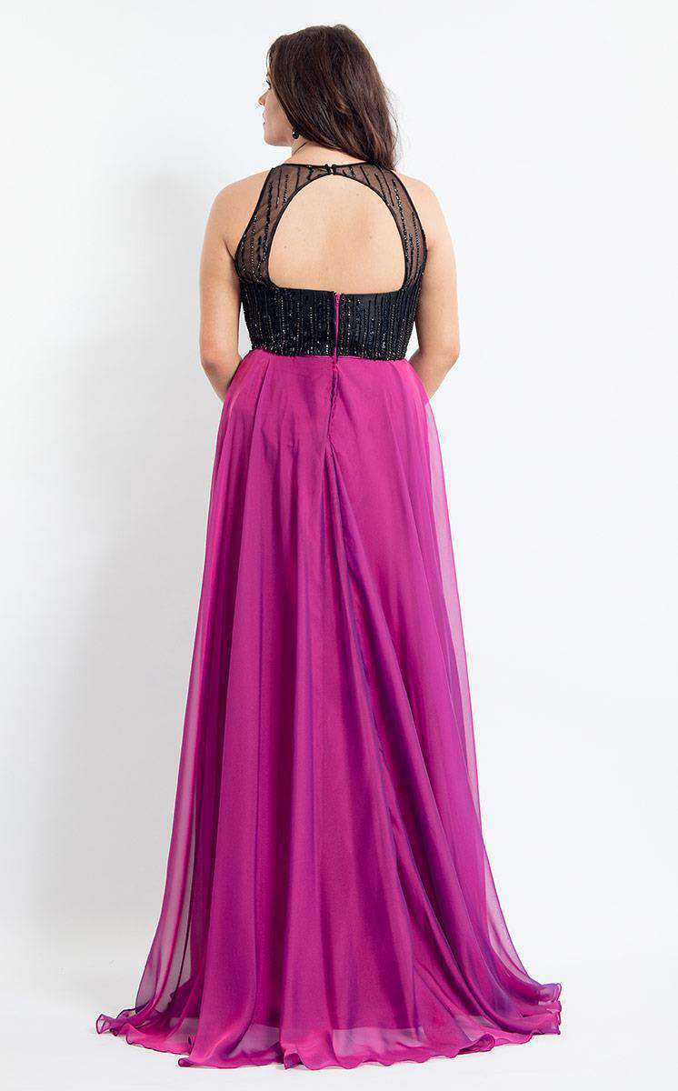 Rachel Allan 6340 Black/Magenta
