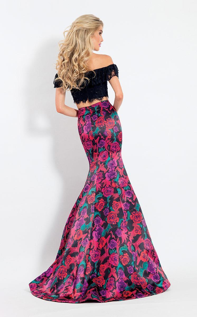Rachel Allan 6066 Black Multi