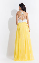 Rachel Allan 6112 White/Yellow