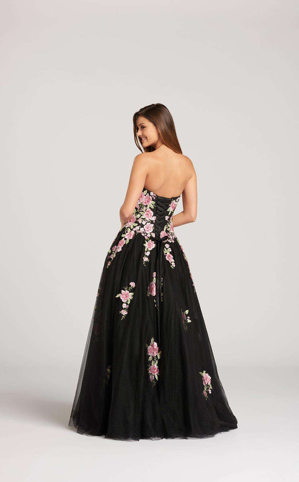 Ellie Wilde EW118079 Black/Pink