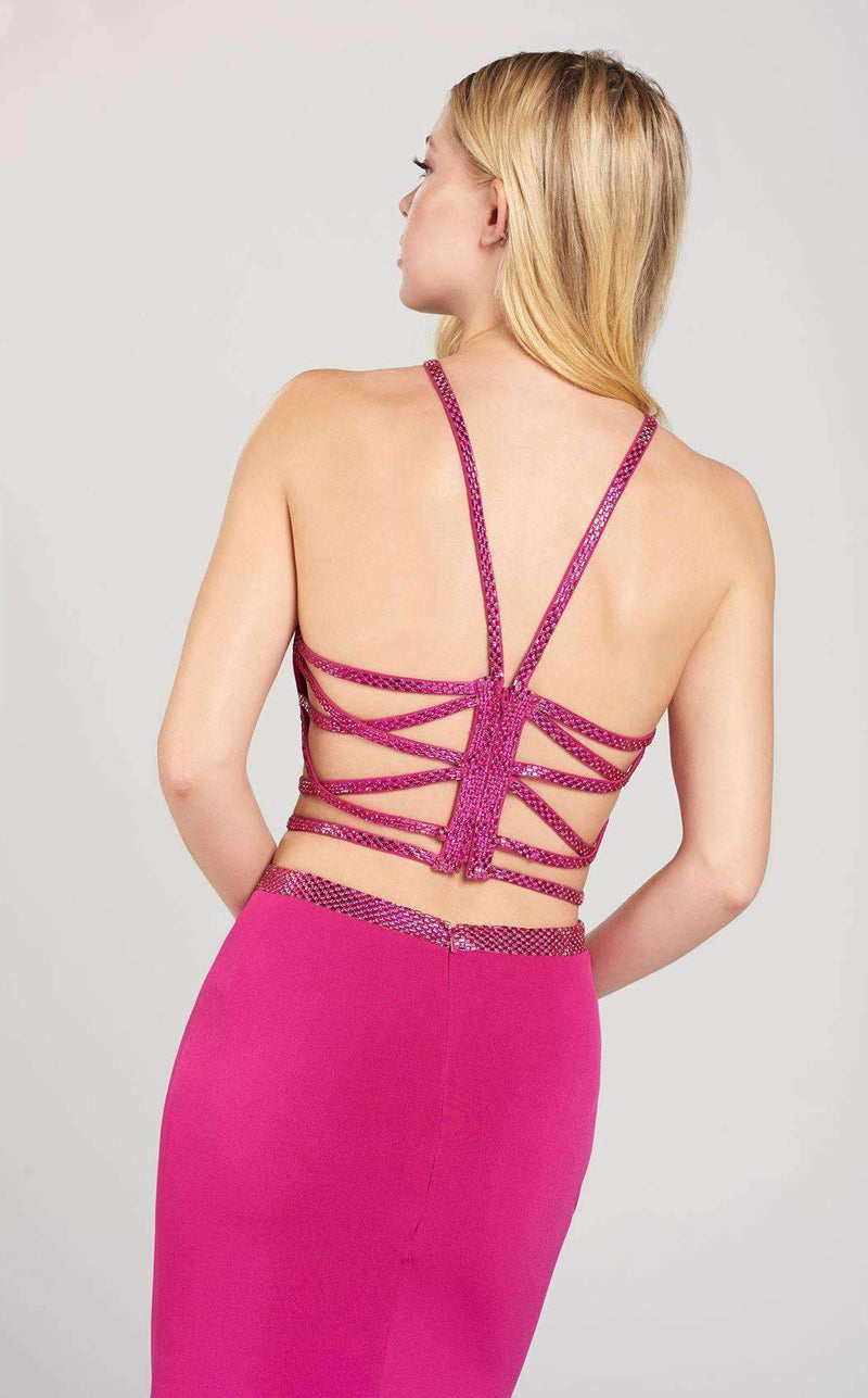 Ellie Wilde EW118083 Fuchsia