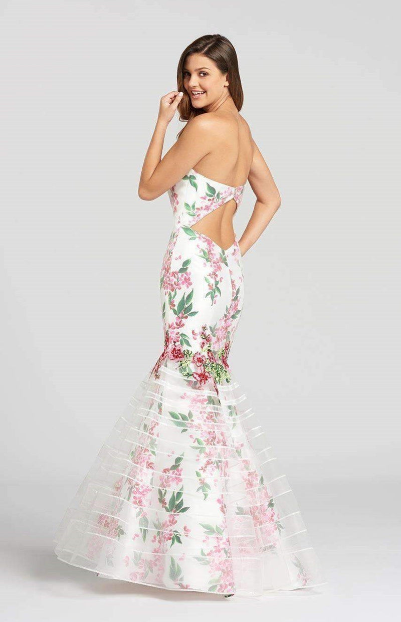 Ellie Wilde EW118089 Ivory/Multi