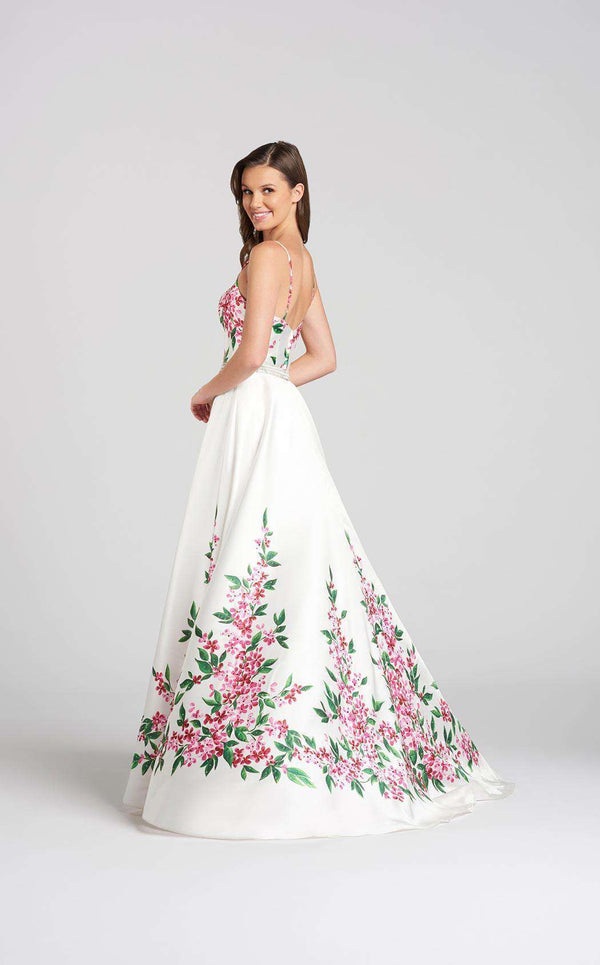 Ellie Wilde EW118090 Ivory/Multi