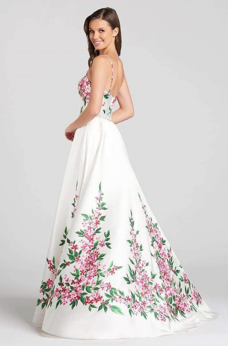Ellie Wilde EW118090 Ivory Multi