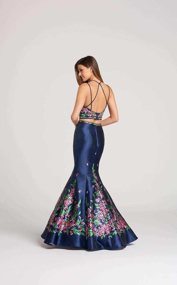 Ellie Wilde EW118091 Navy Blue/Multi