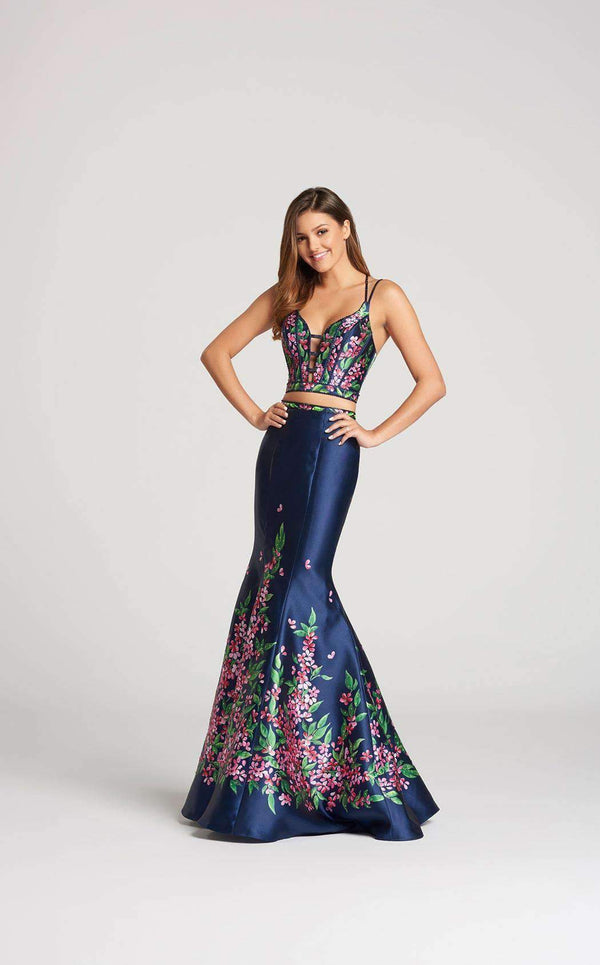 Ellie Wilde EW118091 Navy Blue/Multi