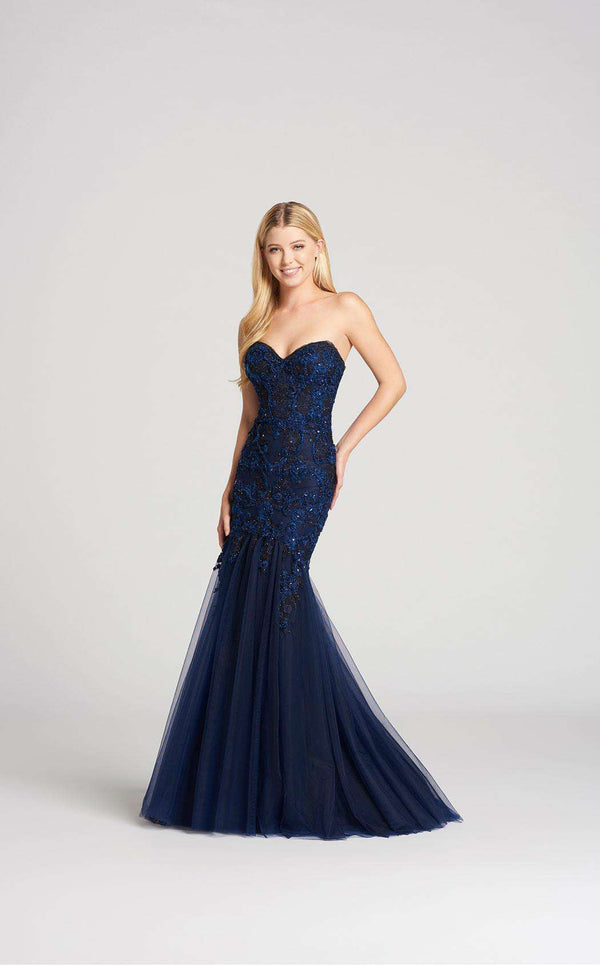 Ellie Wilde EW118108 Navy Blue