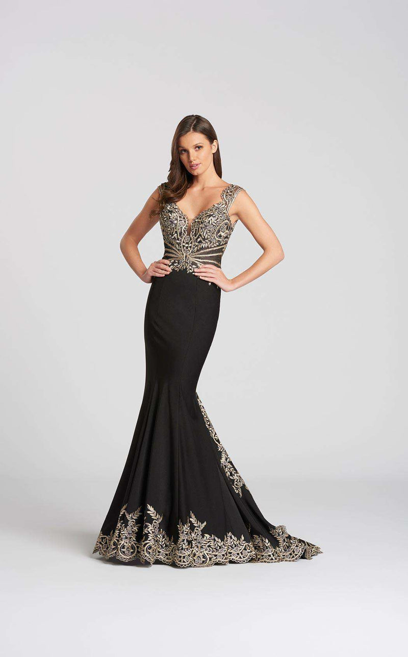 Ellie Wilde EW118124 Black/Gold