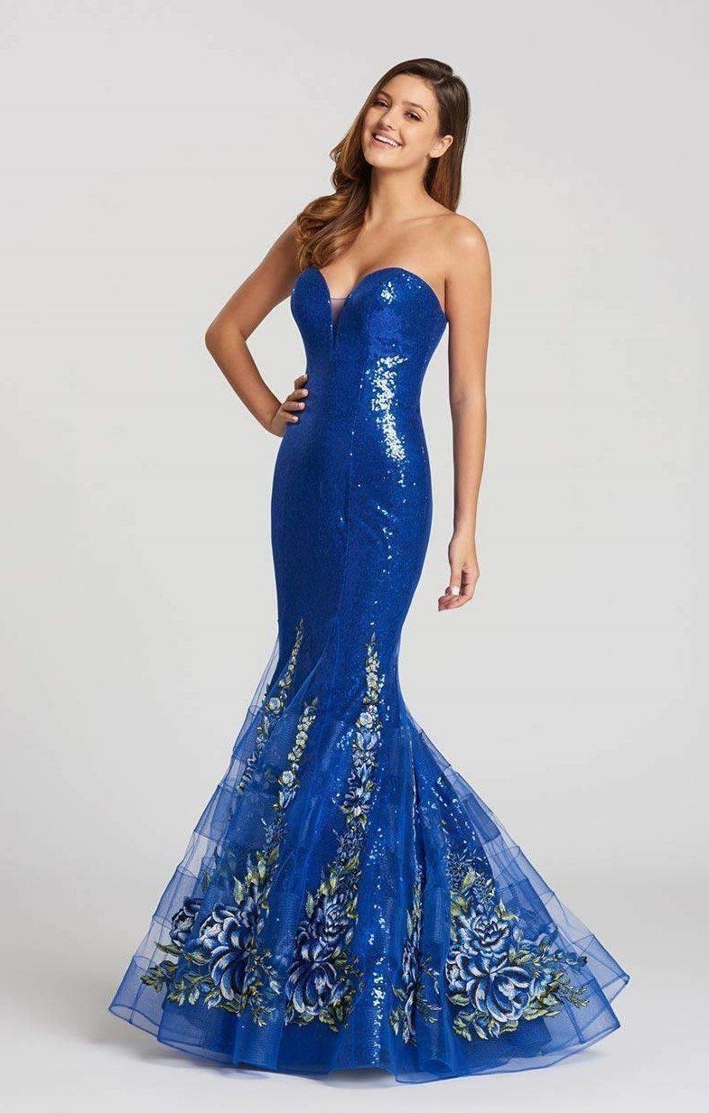 Ellie Wilde EW118130 Royal-Blue-Multi