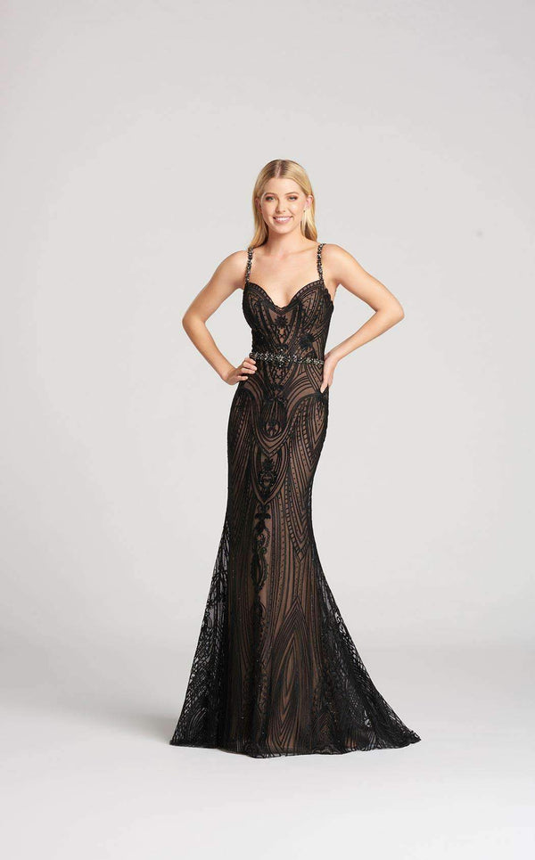 Ellie Wilde EW118142 Black/Nude