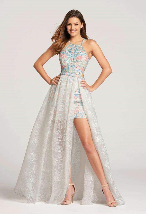 Ellie Wilde EW118161 Ivory Multi