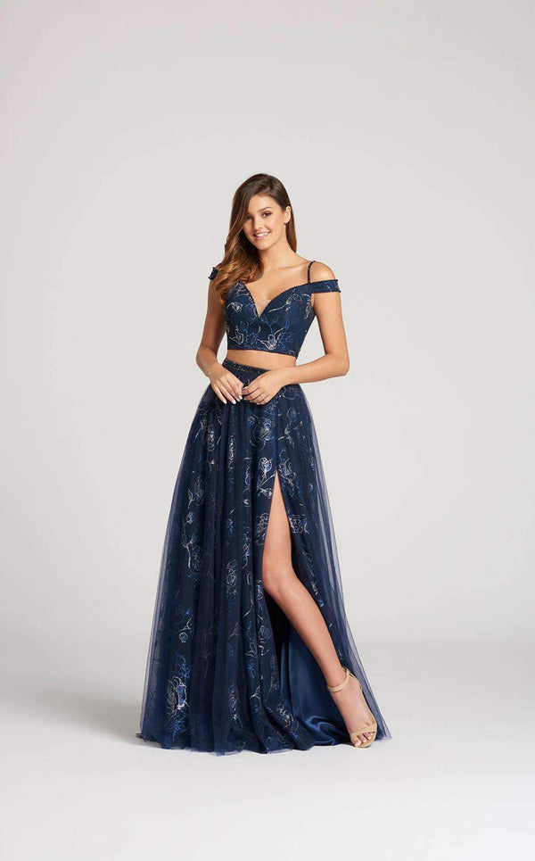 Ellie Wilde EW118174 Navy Blue